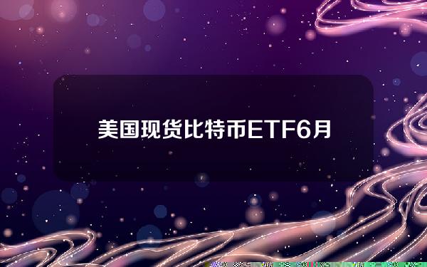 美国现货比特币ETF6月26日减持214枚比特币