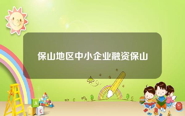 保山地区中小企业融资(保山中小企业有哪些)