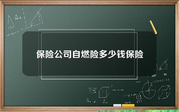 保险公司自燃险多少钱？保险公司自燃险多少钱一年