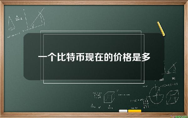 一个比特币现在的价格是多少(一个比特币现在是多少钱)