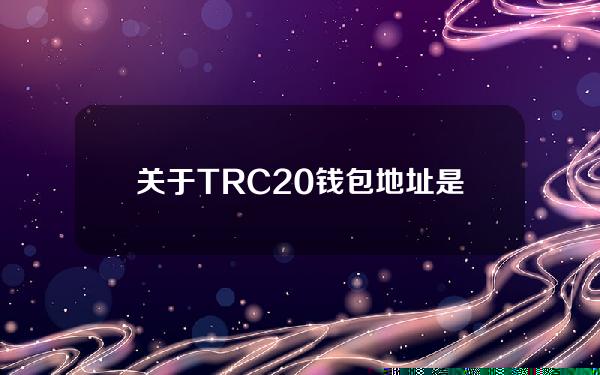 关于TRC20钱包地址是什么的信息