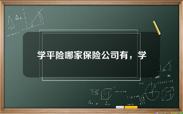 学平险哪家保险公司有，学平险 哪个保险公司