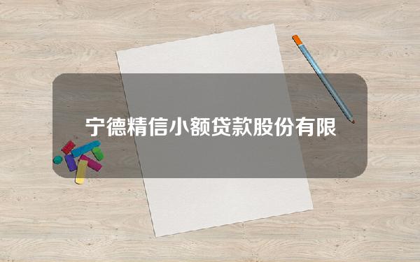 宁德精信小额贷款股份有限公司(宁德市精信小额贷款股份有限公司)