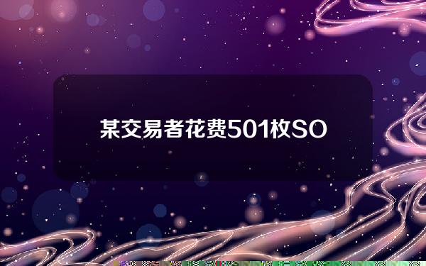 某交易者花费5.01枚SOL的Gas比另一交易者快一个区块买入STREAM