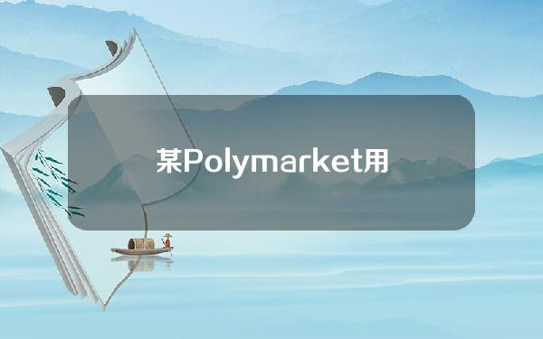 某Polymarket用户受拜登退出竞选消息影响损失200万美元