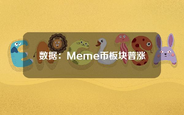 数据：Meme币板块普涨：GME24H涨幅为320.48%，PEPE24H涨幅为20.64%