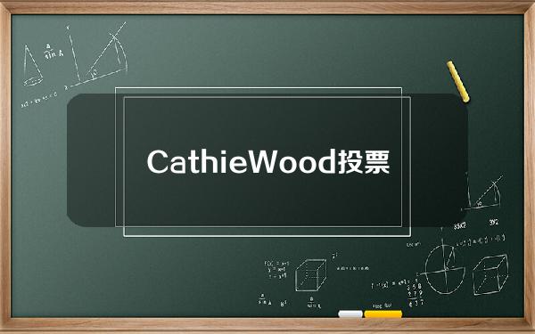 CathieWood投票支持特朗普