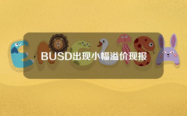 BUSD出现小幅溢价现报1.02美元，24小时涨幅0.5%