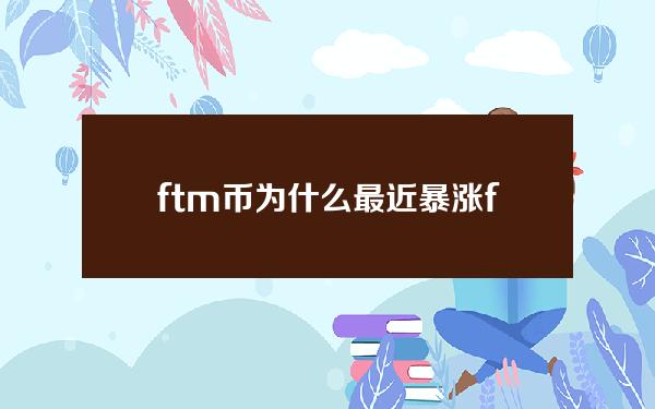 ftm币为什么最近暴涨（ft币行情）